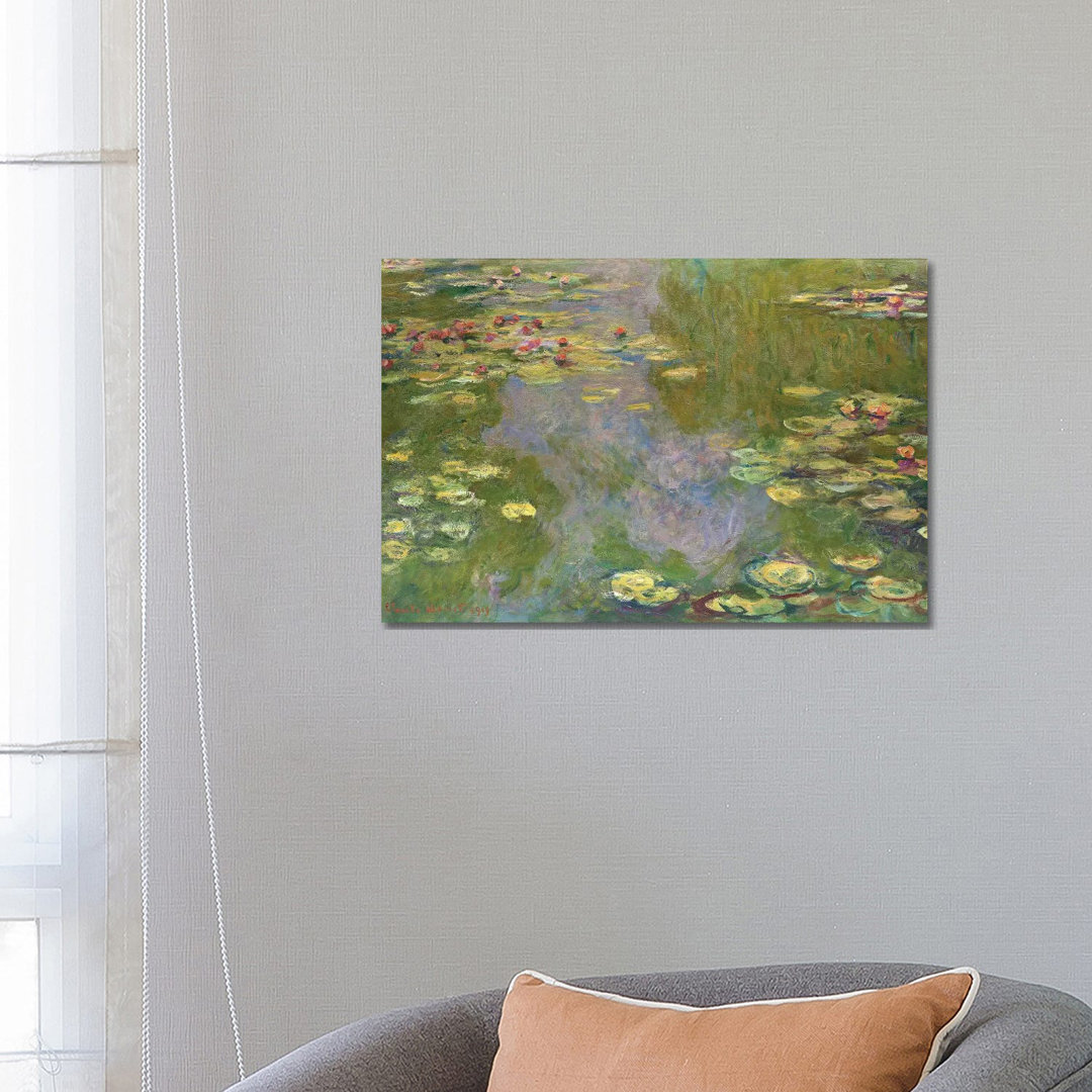 Water Lilies, 1919 by Claude Monet - Wrapped Canvas Painting