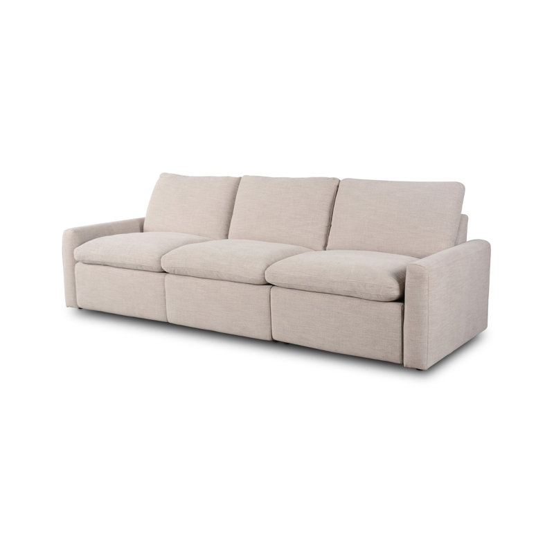 Tillery Power Reclining Sofa, Laken Stone Performance Weave