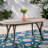 70" Wood Patio Table For Eating - Graceful Gray Design Dining Attractive Space
