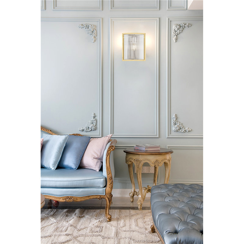 Argan Flush Mounted Sconce, Matt Gold
