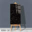 Panneaux muraux imitation marbre noir et blanc 23,6 po x 11,8 po Falkirk Moray (paquet de 10)