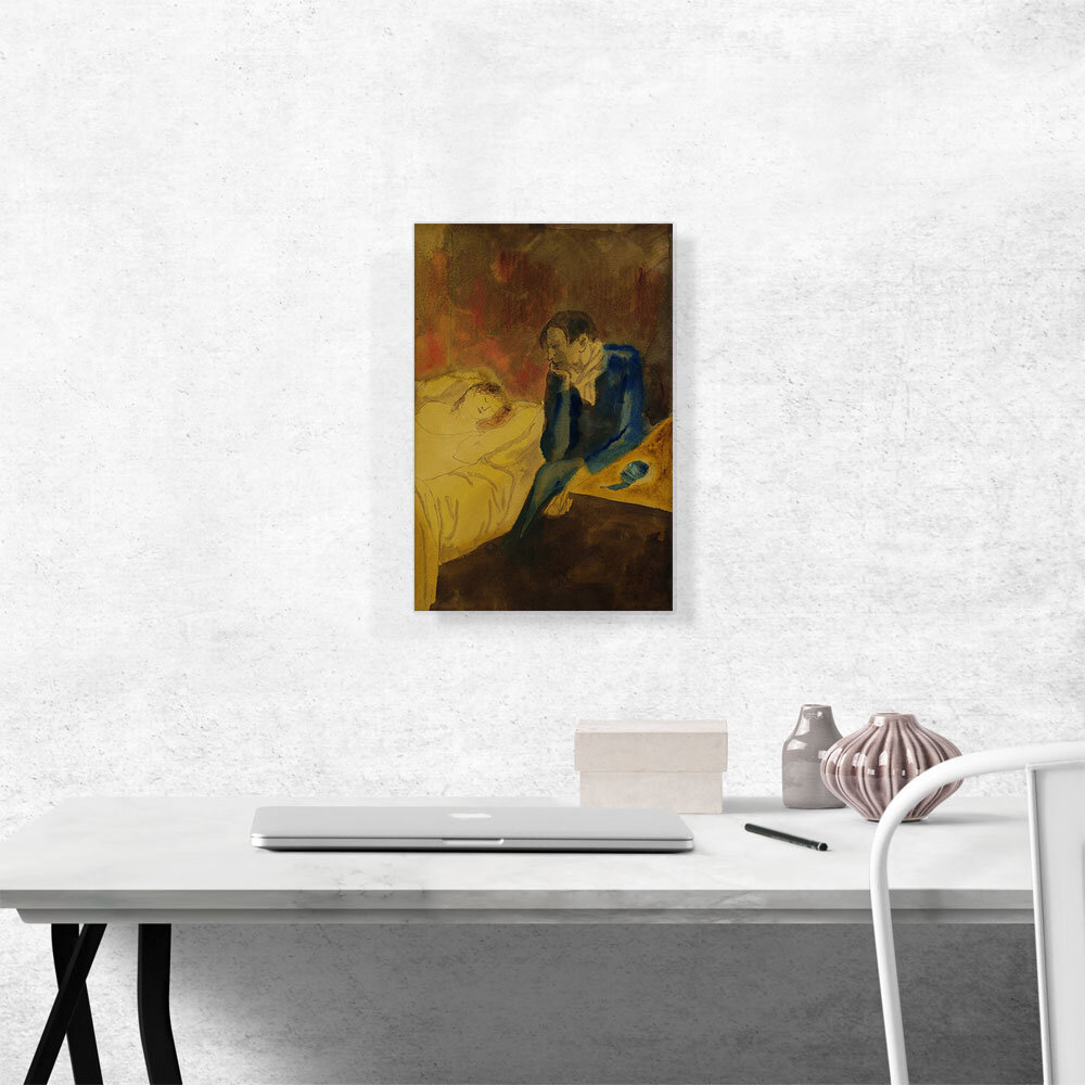 Pablo Picasso Wall Art Picasso Reading Painting Wapped Canvas Art for Bedroom Livingroom Decoration Ready to Hang