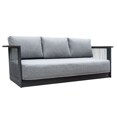 MIMO Aluminum Outdoor Armchair with Rope Detailing