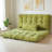 Corduroy Bean Bag Chair Tufted Folding Sofa Bed with Pillows-125405392-115034299
