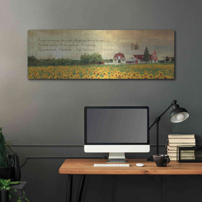 «I Thank Thee» par Lori Deiter, art mural en métal