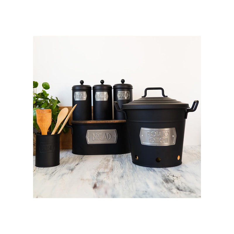 Amritpal Food Storage Container, Matte Black