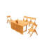 Surfliner Outdoor Teak Dining Set-1841592085