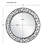 Darth Metal Round Wall Mirror