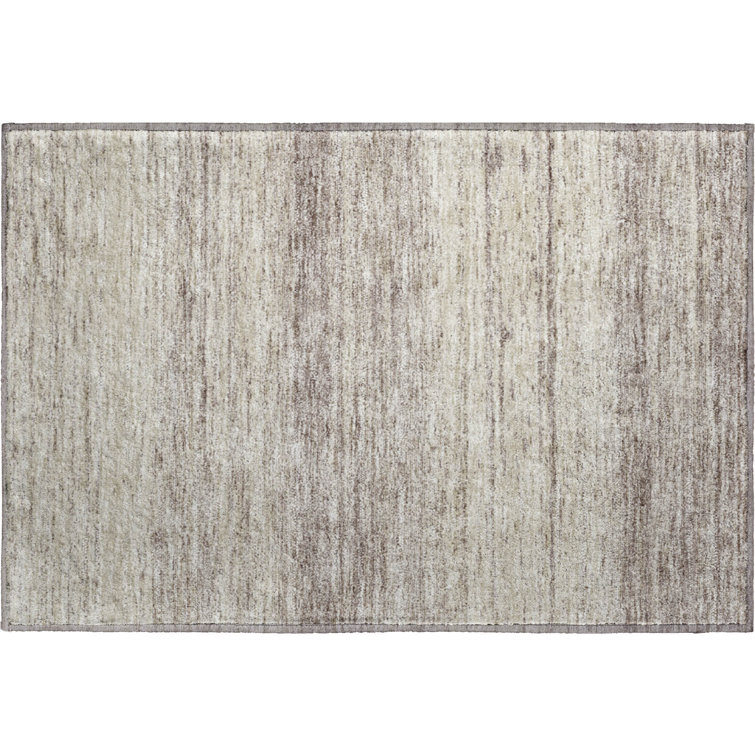 Premium Machine Washable Prisco Taupe Rug