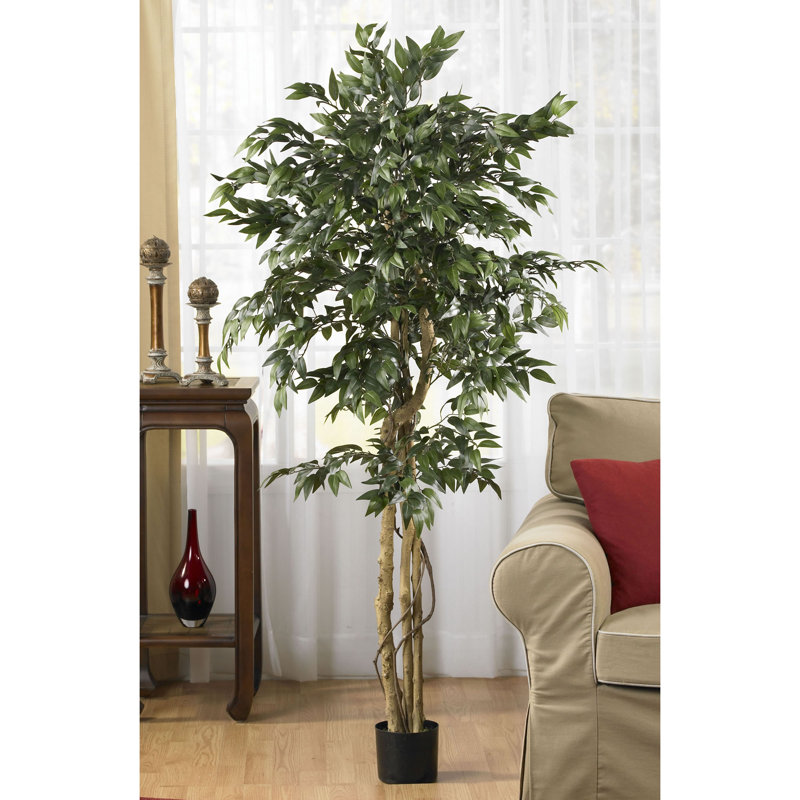 Faux Olive Tree Tree in Pot, 60" H x 32" W x 32" D