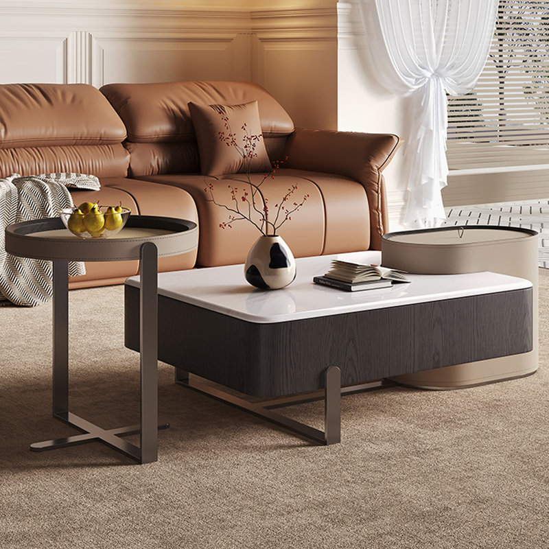 Ensemble de tables basses en pierre micro-cristalline