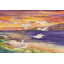 «Seagull Sunset» par Kathleen Parr McKenna - peinture sur toile tendue