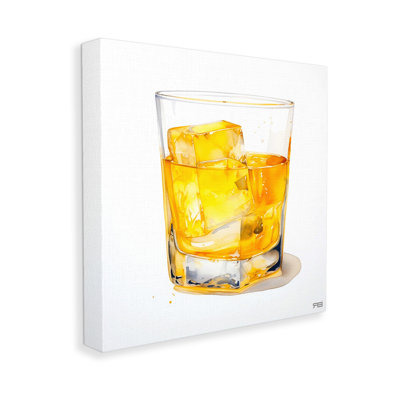 Art moderne sur toile en verre de liqueur moderne par Rb