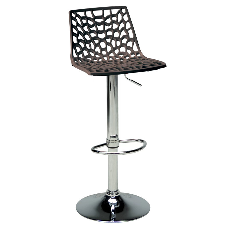 Spider Adjustable Height Bar Stool - Glossy Jute, Tan