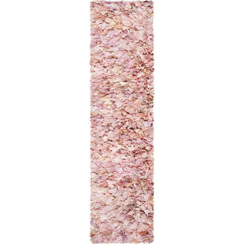 Tapis géométrique tissé à la main Godsey, Tapis de couloir 2 pi 3 po x 11 pi