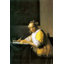 « femme en jaune » par johannes vermeer, reproduction d’art