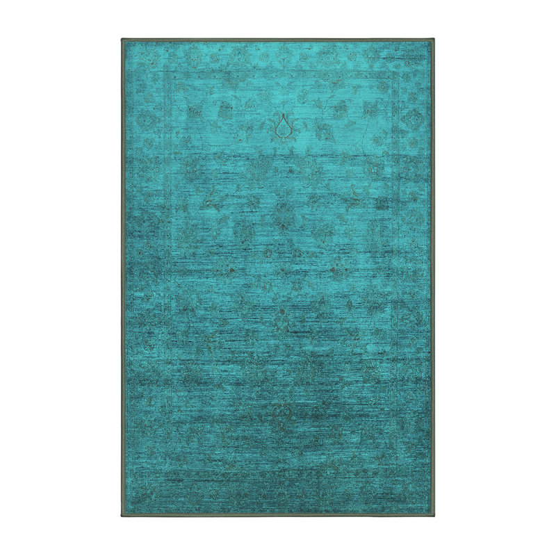 Tapis oriental en laine / polyester tissé à la machine Cran, Rectangle 8 pi x 10 pi