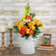 Fleurs en soie demi-bouquet de roses-86731936