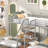 Edalene Kids Twin Over Twin Over Twin Bunk Bed-1379934927