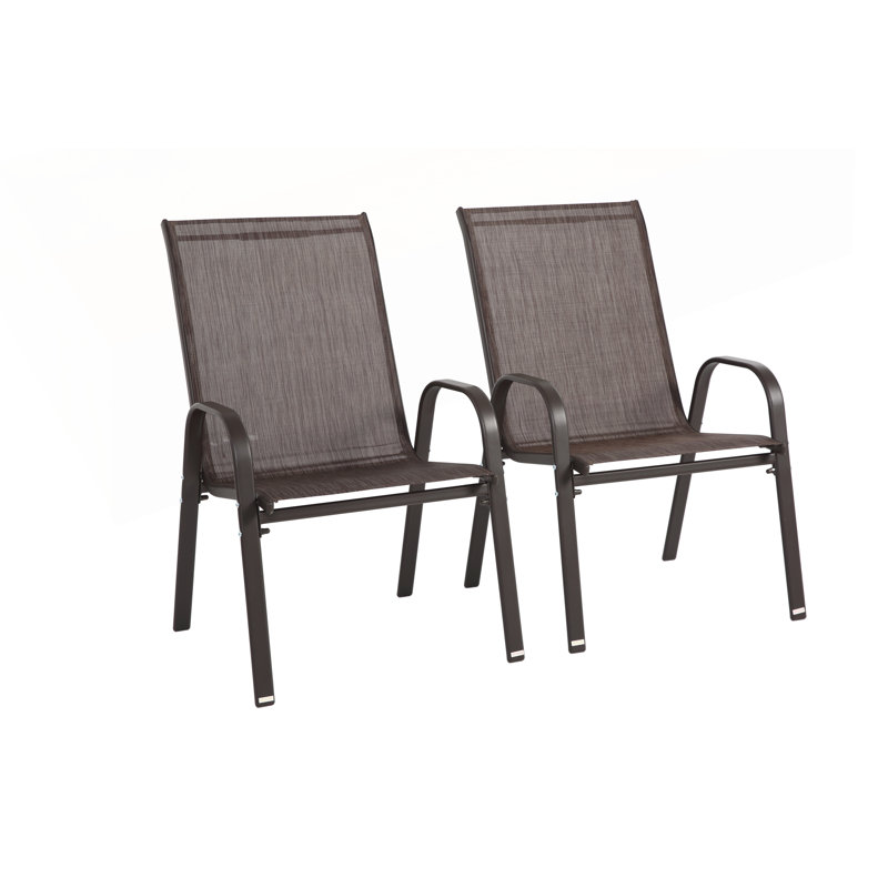 Chaises de camping d'extérieur Tayah, Brun