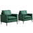 Green Faux Leather