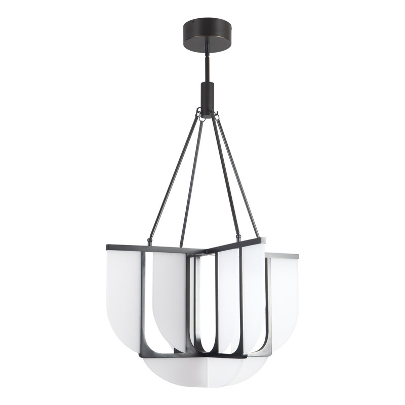 Anders 30-in Black dimmable LED Chandelier, Oil Rubbed Bronze