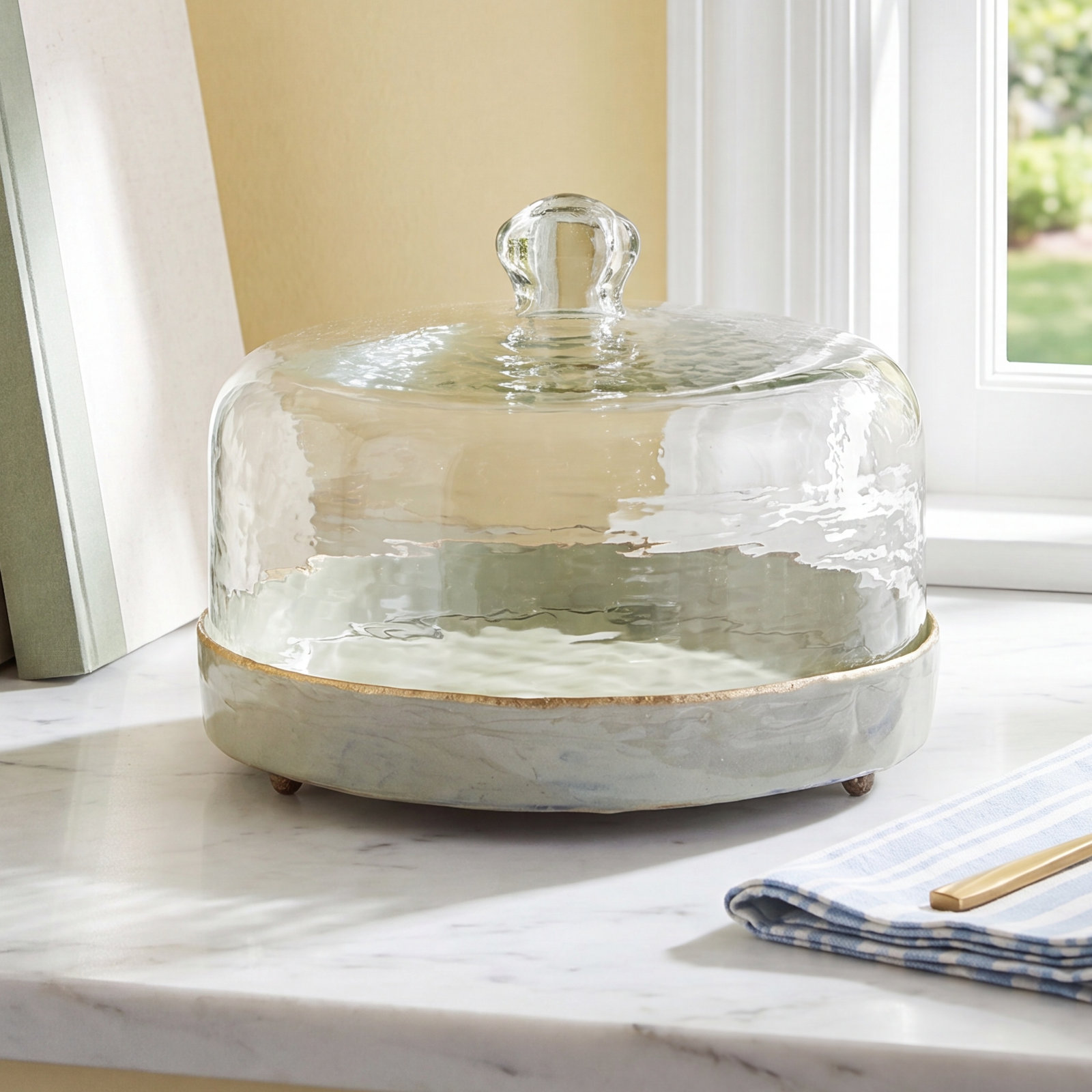 Hermon Round Iron Tray