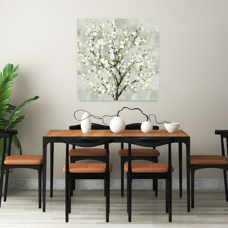 Bloom, arbre, délicat, nature, abstrait, art printanier, H 32 po x l 32 po