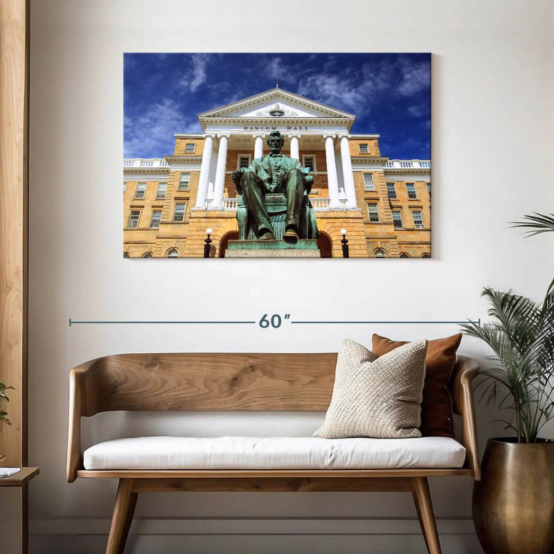 Bascom Hall Lincoln Statue, 30" H x 45" W
