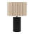 Aurora Table Lamp Beige & Black