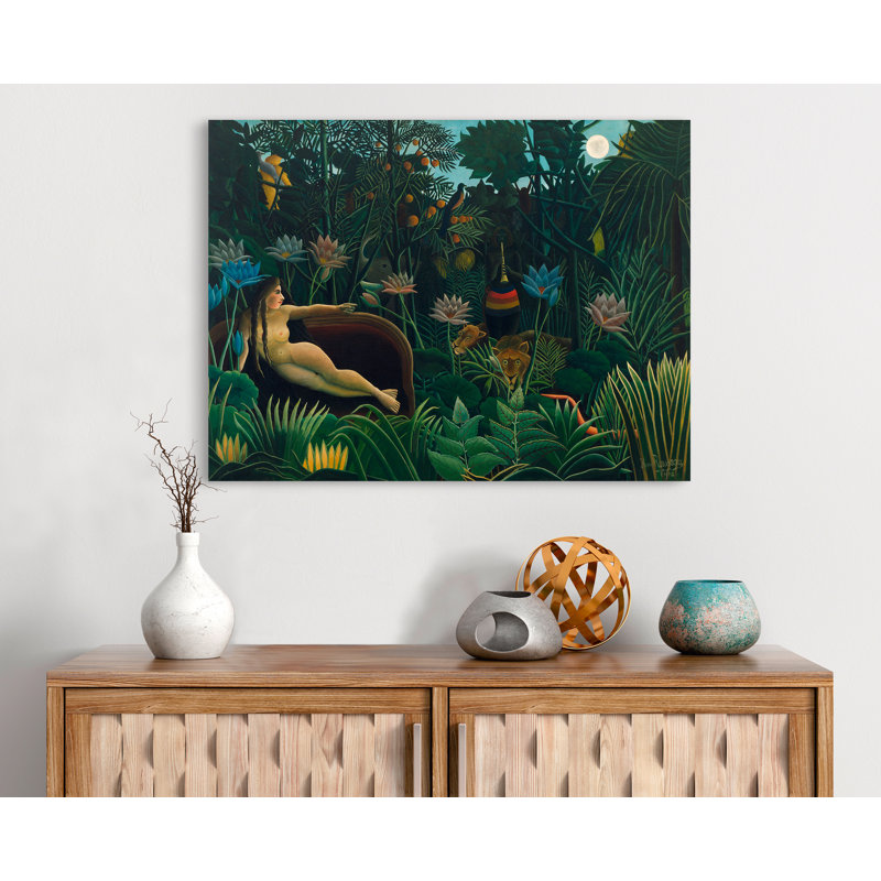 The Dream by Henri Rousseau - Wrapped Canvas Print, 90cm H x 120cm W x 4cm D