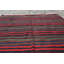 Kilim, tapis noir Anatolian, tapis Boho, tapis rétro, tapis de couloir, tapis turcs, tapis en laine