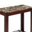 Grande table de bout en bois de 24 po pour ajouter du charme à votre salon ou à votre chambre à coucher