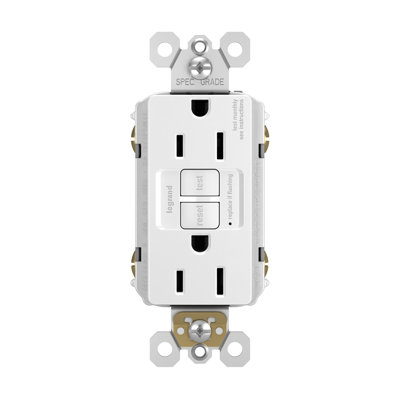 Radiant 15 Amp Self Test GFCI Outlet