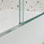 Porte de douche à dérivation, porte coulissante, avec verre trempé de 1/4 po et 56-60 po x 70 po-114889553