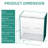 68"-72"W x 76"H Frameless Double Sliding Soft-Close Shower Door with 3/8" SGCC Tempered Glass,304 Stainless Steel Hardware-121252491