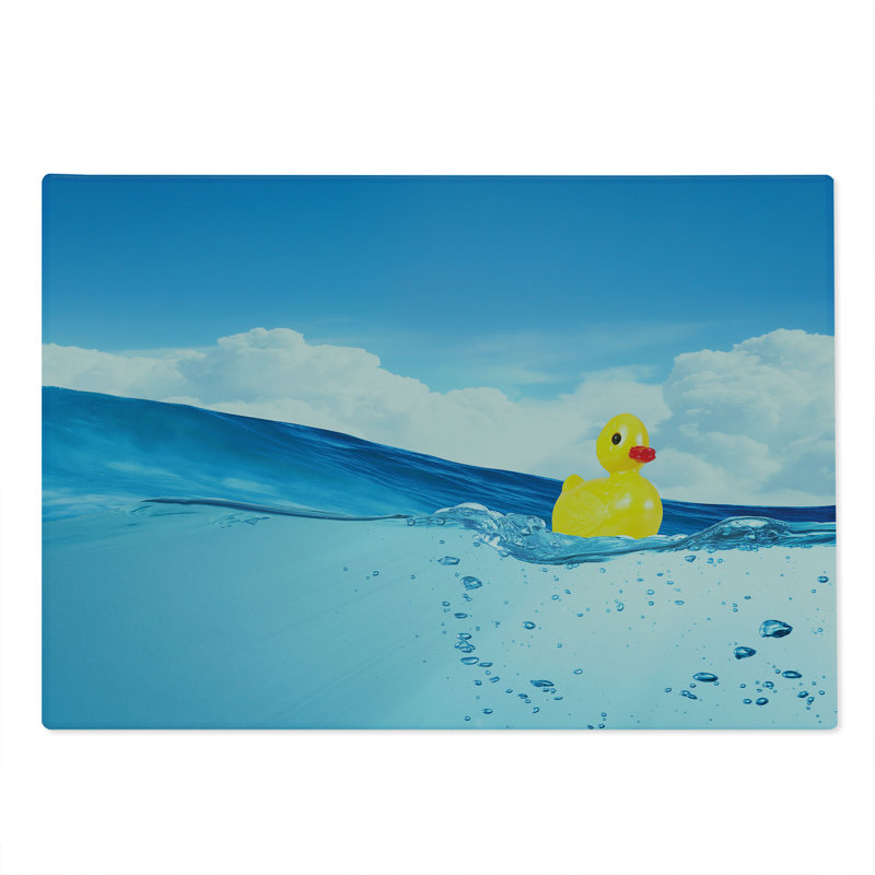 Planche à découper en caoutchouc pour piscine Ambesonne
