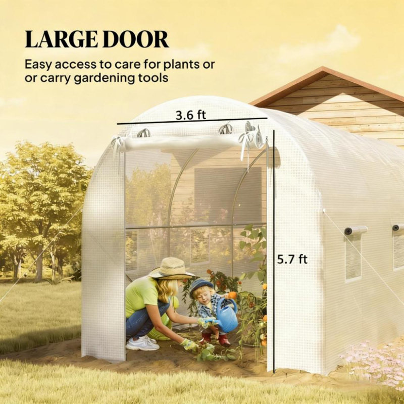 Serre de plain-pied, Serre Hoop House