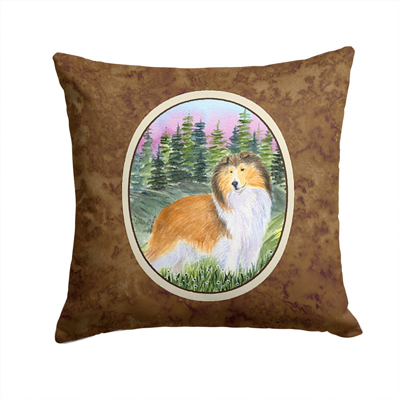 Coussin décoratif intérieur/extérieur sheltie