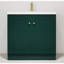 Ensemble de meuble-lavabo autoportant vert foncé 36 po Roomfitter