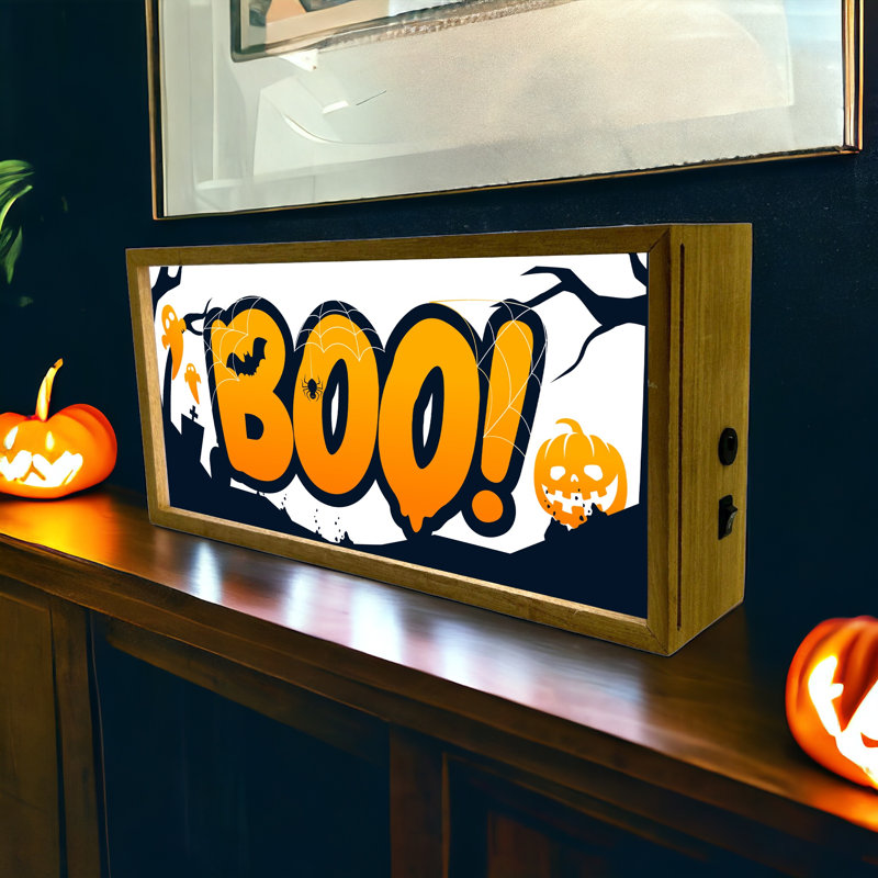 Oiti Boo 15" LED Sign