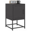 Anzel 36cm W Steel Bedside Table-888317808