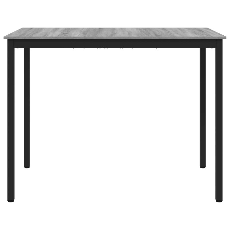 Standing Bar Table Engineered Wood, Grey, 105cmH x 140cmL x 80cmW