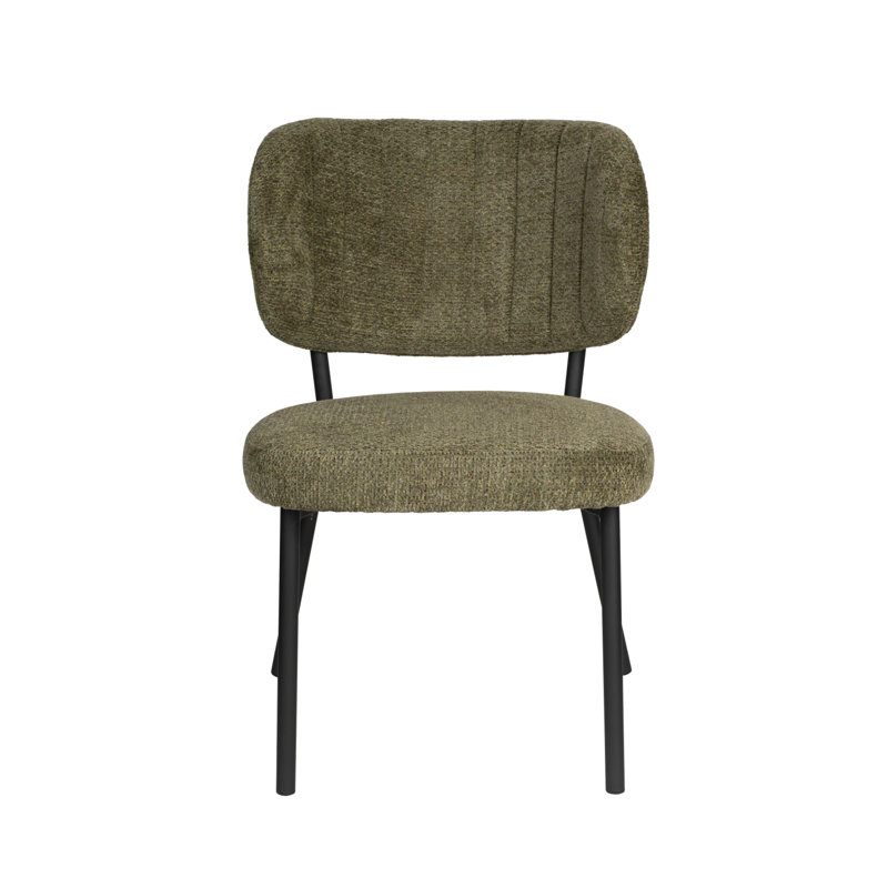 Sanne 19'' H Upholstered Side Chair, Green Gray