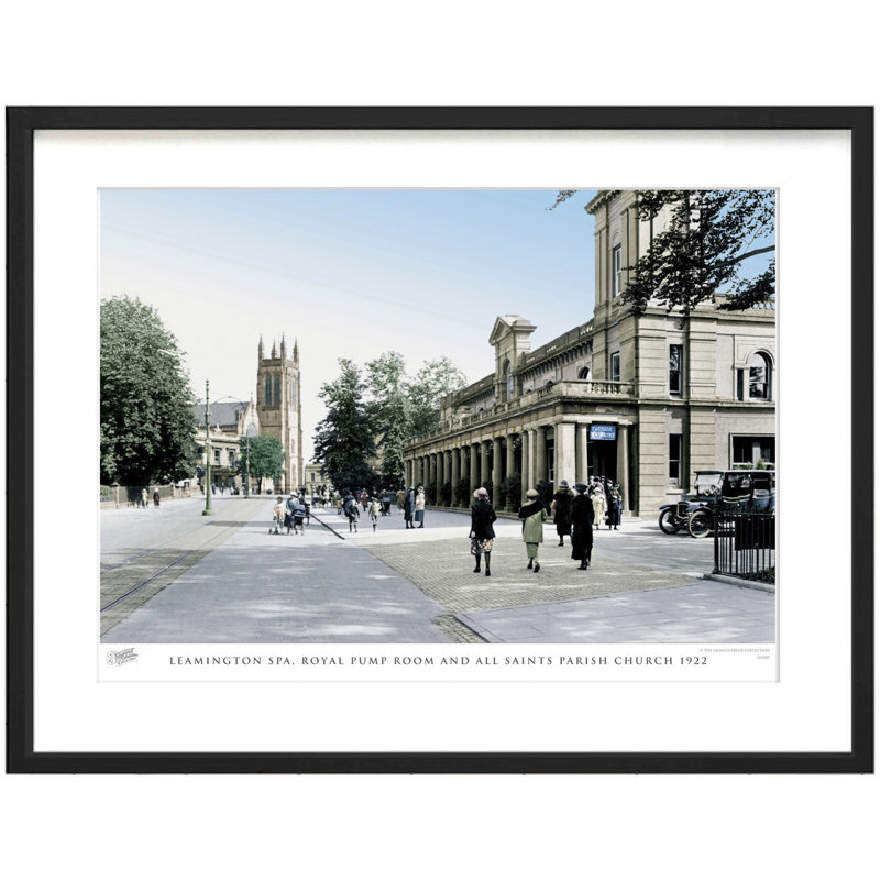 Leamington Spa, Royal Pump Room And All Saints Parish Church 1922 by Francis Frith - Single Picture Frame Print