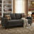 79" Upholstered Corduroy Sofa with Square Arms and Cushion Back-667727072