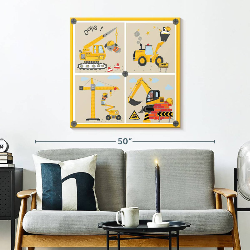 Set 4 Cons, 30" H x 30" W