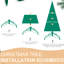 Arbre de Noël de 8 pi avec 1847 pointes, présentation complète et réaliste, branches articulées pour une installation facile, base de Noël solide en métal et décor festif, arrangement rapide, support solide