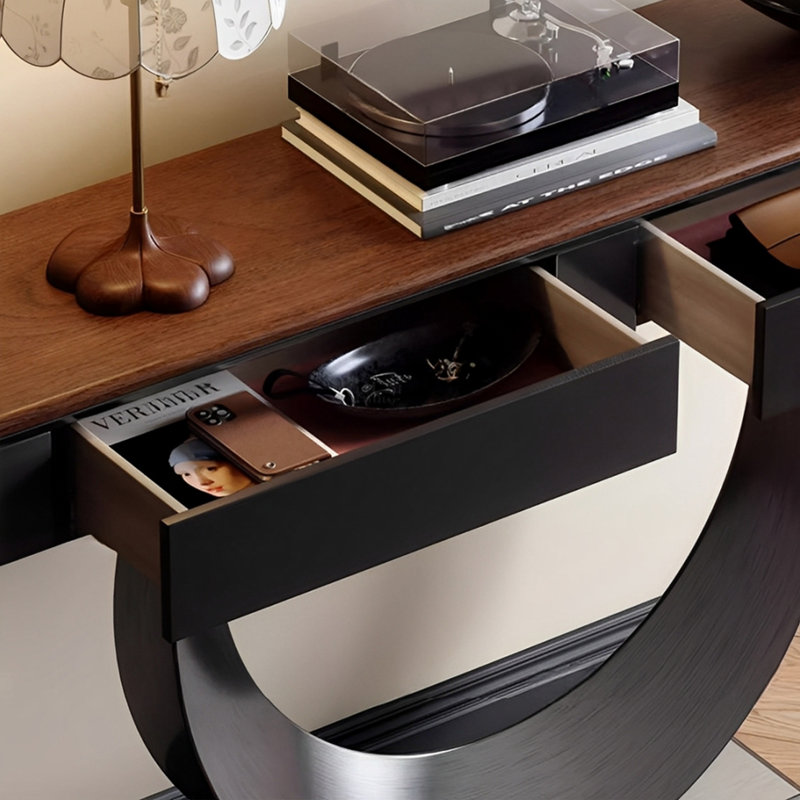 Console Retro Luxury, H 33,46 po x l 47,24 po x P 13,78 po