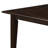 Noushin Rectangular Dining Table in Dark Brown
